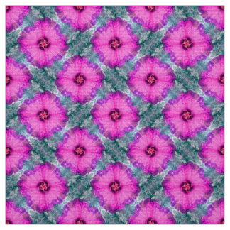 Artistiek Roze Bloem Naadloos Patroonontwerp Stof