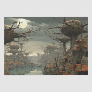 Artistiek surrealisme sereen tissuepapier