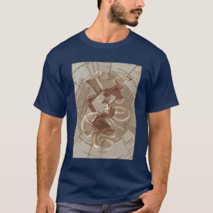 artistiek uitzicht van de actieve site van ribosom t-shirt