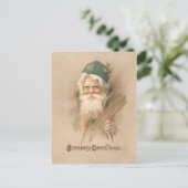 Artistiek Vader Kerstportret Briefkaart (Staand voorkant)