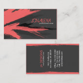 artistiek visitekaartje (Voorkant / Achterkant)