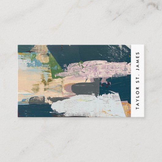 artistiek Visitekaartje schilderen (Voorkant)