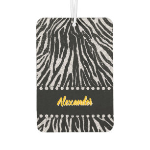 Artistiek Zebra print ontwerp met unieke texturen Luchtverfrisser