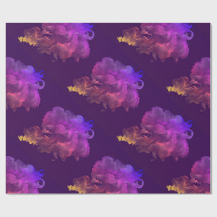 artistieke abstracte fluwelen waterverf cadeaupapier