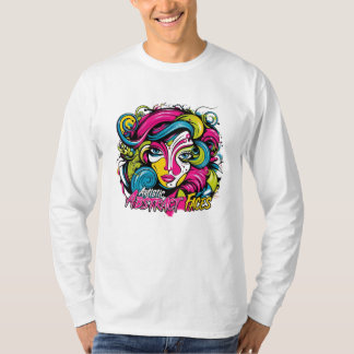 Artistieke Abstracte gezichten logo design T-shirt