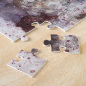 Artistieke Abstracte kerstman Legpuzzel (Zijkant)