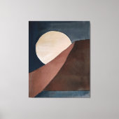 Artistieke abstracte waterverf schilderij canvas afdruk (Voorkant)