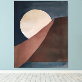 Artistieke abstracte waterverf schilderij canvas afdruk (Insitu (Houten vloer))