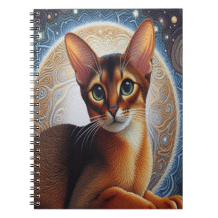 Artistieke Abyssinische Kat, Moderne Abyssinische Notitieboek