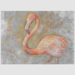 Artistieke Animal Flamingo Tissuepapier
