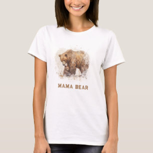 *~* Artistieke AP72 MAMA BEER Cub Moederdag Gift T-shirt