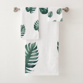 Artistieke Aquarel Botanisch Bad Handdoek