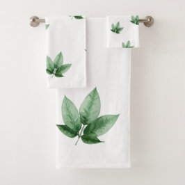 Artistieke Aquarel Botanische Bad Handdoek