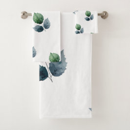 Artistieke Aquarel Botanische Bad Handdoek