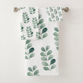 Artistieke Aquarel Botanische Bad Handdoek
