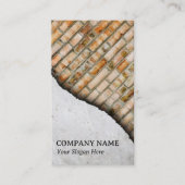 Artistieke baksteen & Concrete Muurbouw Visitekaartje (Voorkant)