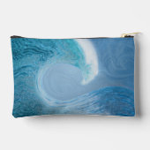 Artistieke blauwe golf etui (Achterkant)