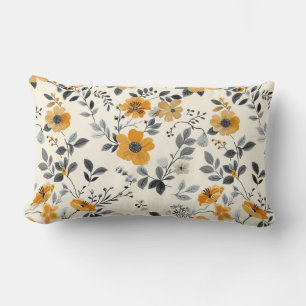 Artistieke bloemenluxe" kussen