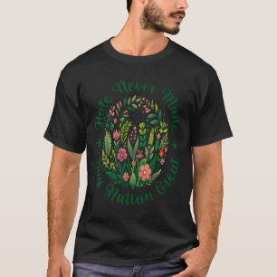 Artistieke Bloemige Democraat President Liberale A T-shirt