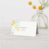 Artistieke Boho Lila Bloemen Waterverf Monogram (Achterkant)
