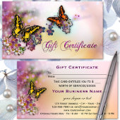 Artistieke Butterflies Boutique Gift Certificate Kortingskaartje