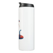 Artistieke Cobra Grafische Reis Mug - Levendige Sl Thermosbeker (Geroteerd rechts)