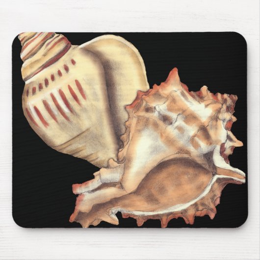 Artistieke Conch Shells Muismat (Voorkant)