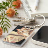 Artistieke Conch Shells Sleutelhanger (Voorkant Rechts)