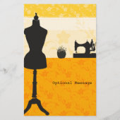 Artistieke Craft Atelier Seamstress Mode Designer Flyer (Achterkant)