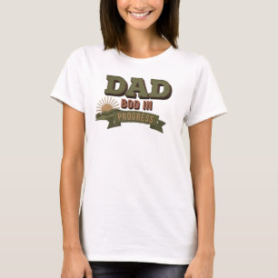 Artistieke DAD BOG VOORUITGANG Uitdrukking T-shirt