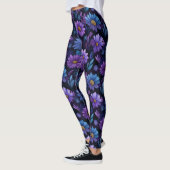 Artistieke Daisy Luxe Mode Gym Leggings (Links)