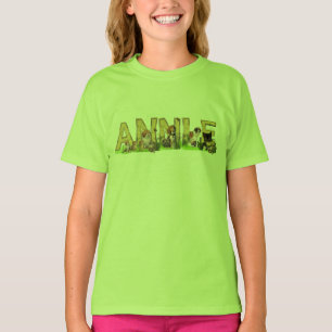 Artistieke Fantasie, Kleurrijke Vogeltekeningen T-shirt