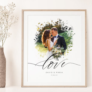 Artistieke foto Overlay Border Love Couple Poster