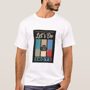 Artistieke Fotograaf Event Day T-shirt T-shirt