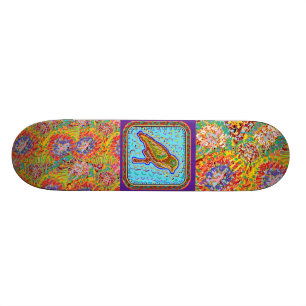 Artistieke grafische selecties skateboard