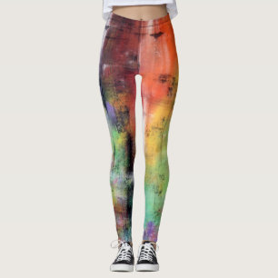 Artistieke grunge leggings