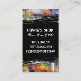 Artistieke grunge visitekaartje