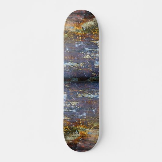 Artistieke Grungy Wall Skateboard (Voorkant)