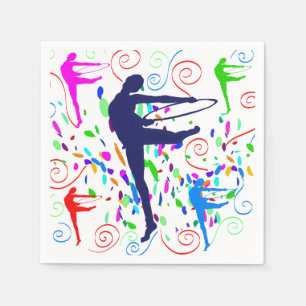 Artistieke gymnastiek servet