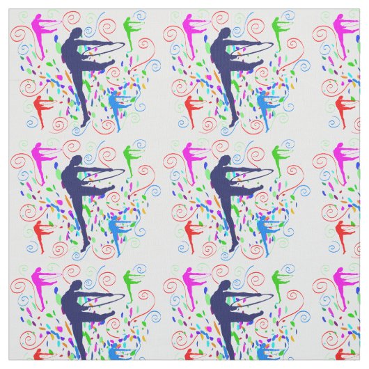 Artistieke gymnastiek stof (Swatch)