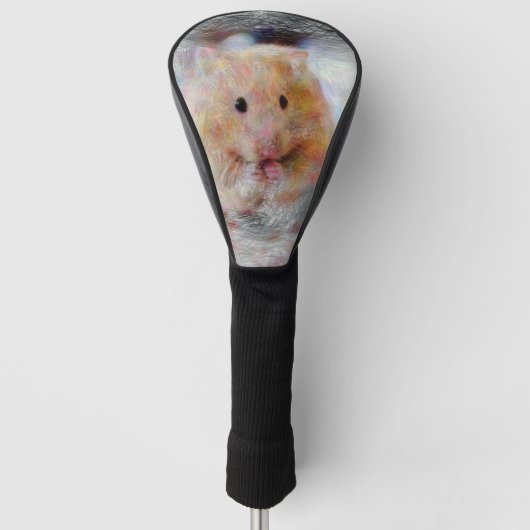 artistieke hamster golfheadcover (Voorkant)