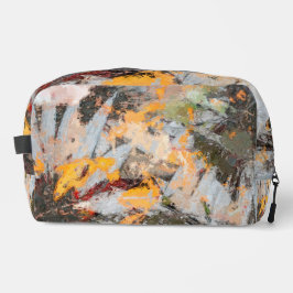 Artistieke herfst bloemen schilderij toilettasje