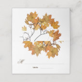 Artistieke herfst leveert bruiloft (Buitenkant ongevouwen)