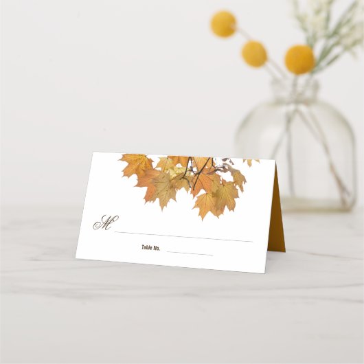 Artistieke herfst leveert bruiloft (Voorkant)