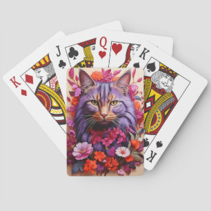 Artistieke katten pokerkaarten