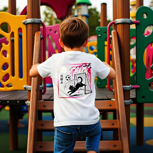 Artistieke Kersenbloesem Kat Voetbal Voor Japans A Tri-Blend Shirt