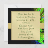 Artistieke kerstfeestdag kaart (Achterkant)