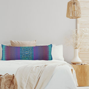 Artistieke kleurrijke boho patroon gooien lichaam lichaamskussen