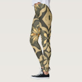 Artistieke Leggings met Bold Symmetrical Design (Links)