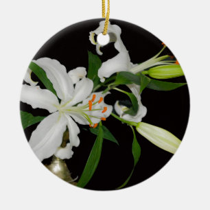 Artistieke Lelie Collectie-1 Keramisch Ornament